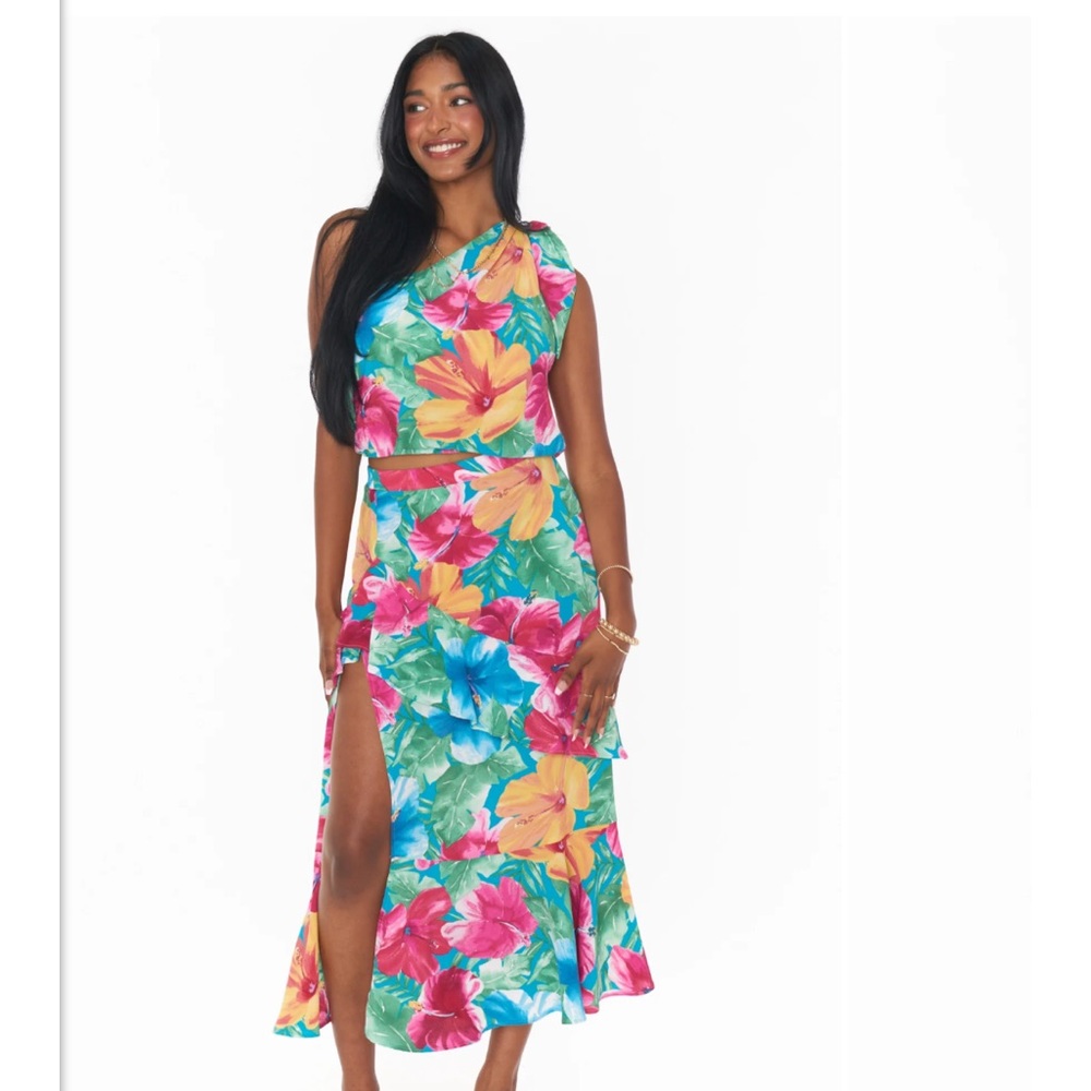 Show me your mumu 2 piece set Napa Ruffle skirt (Small) and Heyday top (XS) NWT